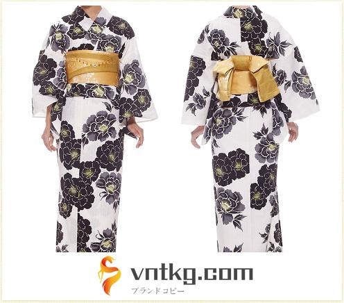 Kansai.yukata 浴衣セット ホワイト イメージ01