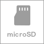 microSDカードスロット搭載なし